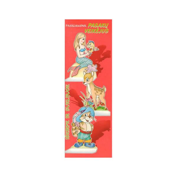 Knygelė „Pasigamink pasakų veikėjus“ | Iškirpk ir suklijuok!