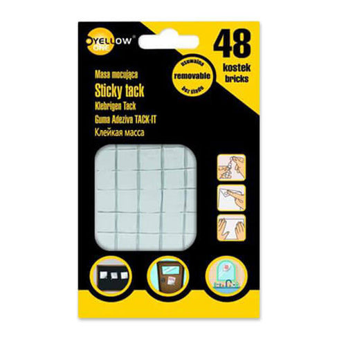 Lipni guma YelloOne, 50 g/ 48 gabaliukai-aplunksna