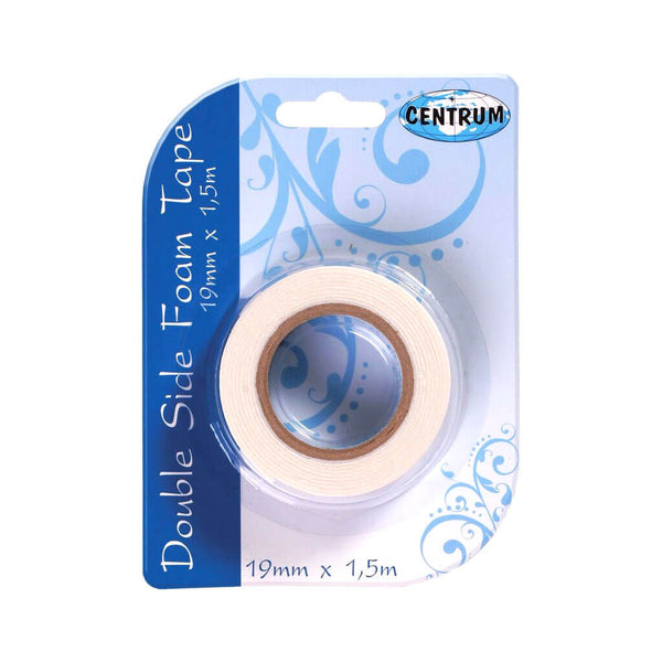Lipni dvipusė juosta Centrum 19mm x 1,5 m