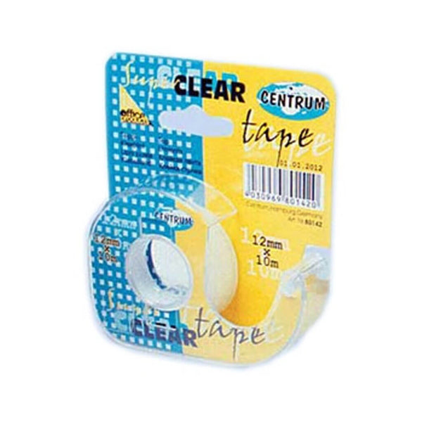 Lipni skaidri juosta su pjaunančiu laikikliu CENTRUM 12mm x 10m