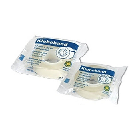 Lipni skaidri juosta Klebeband 19mm x 33m.