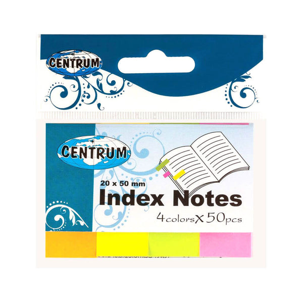 Popieriniai žymekliai CENTRUM „Index Notes“ 20x50 - 4x50