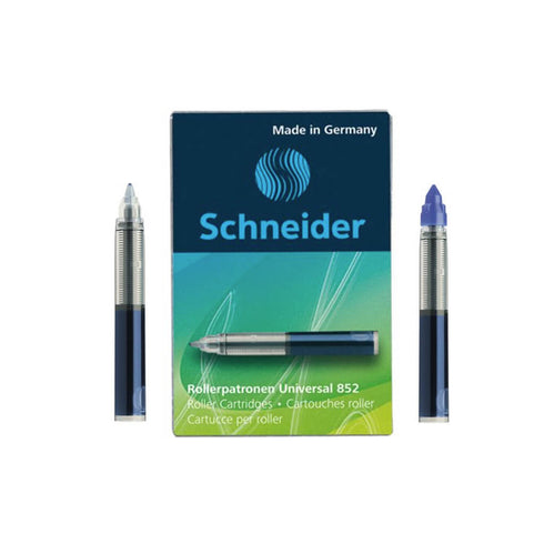 Rašalo kapsulės rašaliniams šratinukams SCHNEIDER Universal 852, Mėlyna