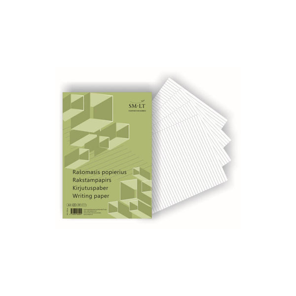 Rašomasis popierius užrašams linijomis, A4, 50 lapų, 70 gsm