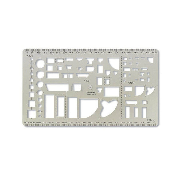 Šablonas Koh-I-Noor „Sanitary Template“