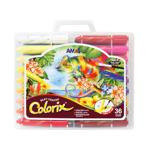 Šilkinės kreidelės MAPED „Colorix“, 36 spalvų