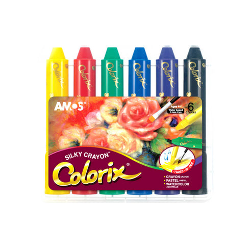 Šilkinės kreidelės MAPED „Colorix“, 6 spalvų