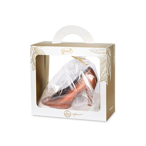 Juodojo šokolado figūra „Damos batelis“, 200 g. (tik fizinėse parduotuvėse)