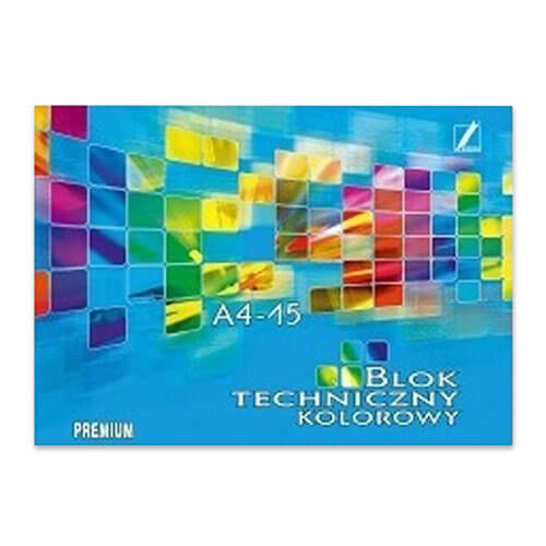 Spalvoto kartono rinkinys PREMIUM, A3, 15 lapų, 180 g/m²-aplunksna