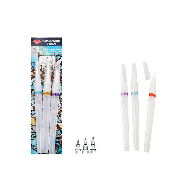 Teptukai su rezervuaru Viva Decor, 3 vnt.