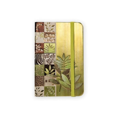 Užrašų knygelė metalizuotu viršeliu su guma ARGUS, 80 lapų, 9,4x14, linijomis