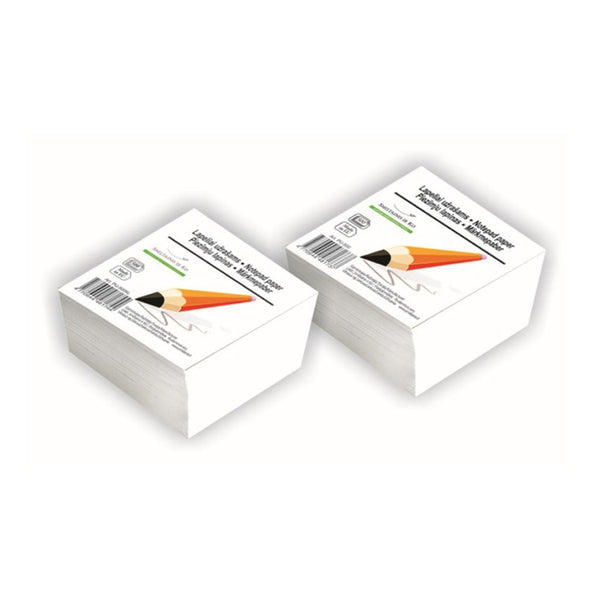 Lapeliai užrašams SM-LT 90x90, 500 vnt. Balta