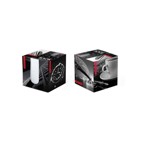 Lapeliai užrašams su laikikliu 90x90x90, Balta