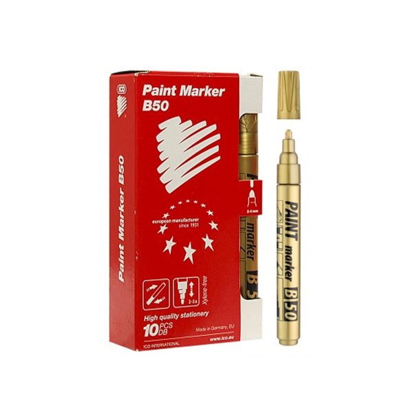 Dažų dažų žymeklis ICO „Paint Marker B50“, 2-4 mm.