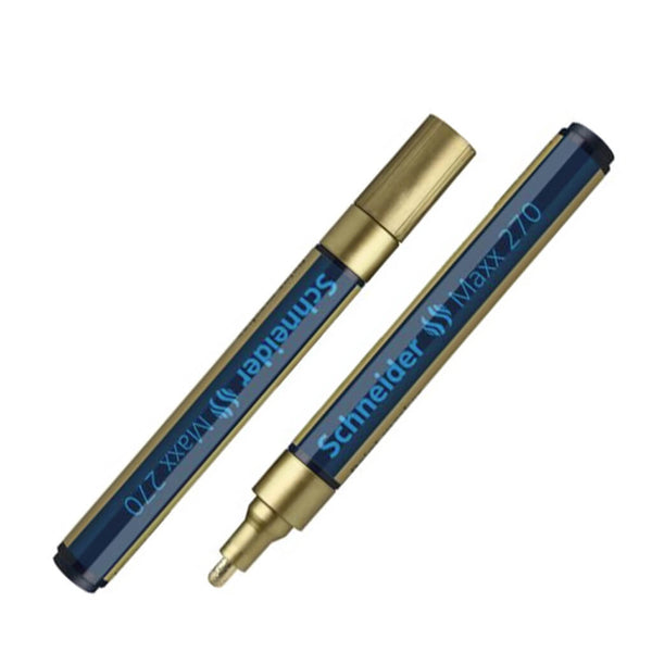 Aukso spalvos dažų žymeklis SCHNEIDER „Maxx 270“ 1-3 mm.