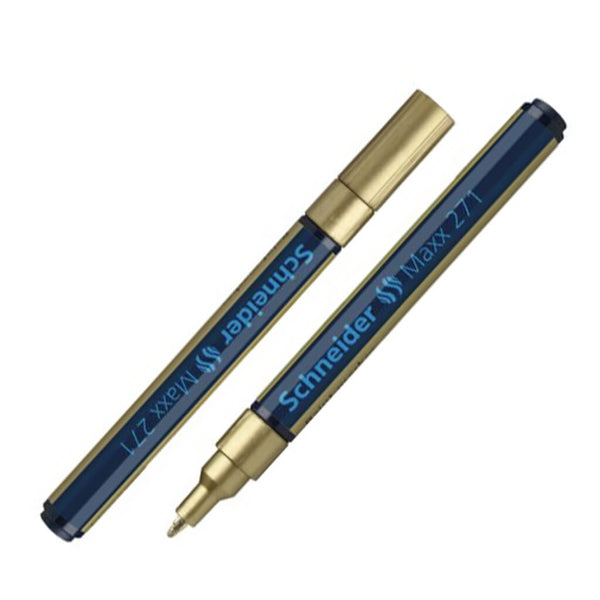 Aukso spalvos dažų žymeklis SCHNEIDER „Maxx 271“ 1-2 mm.