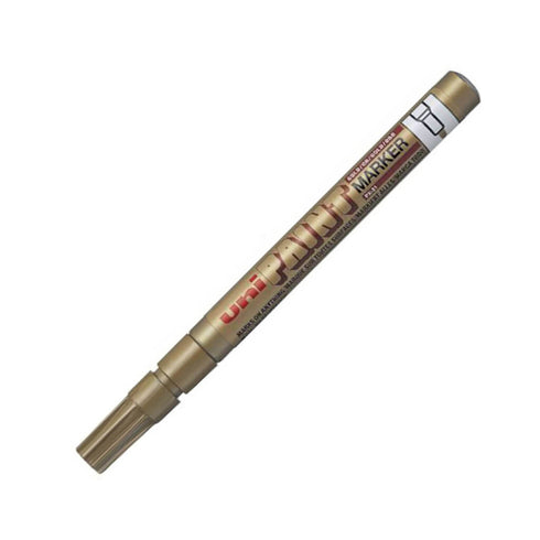 Dažų dažų žymeklis UNIBALL „Uni Paint PX-21“, Gold, 0,8 – 1,2 mm.