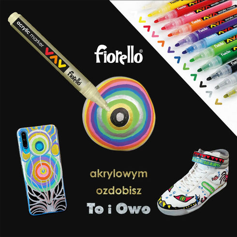 akriliniai žymekliai Fiorello, dovana vaikui