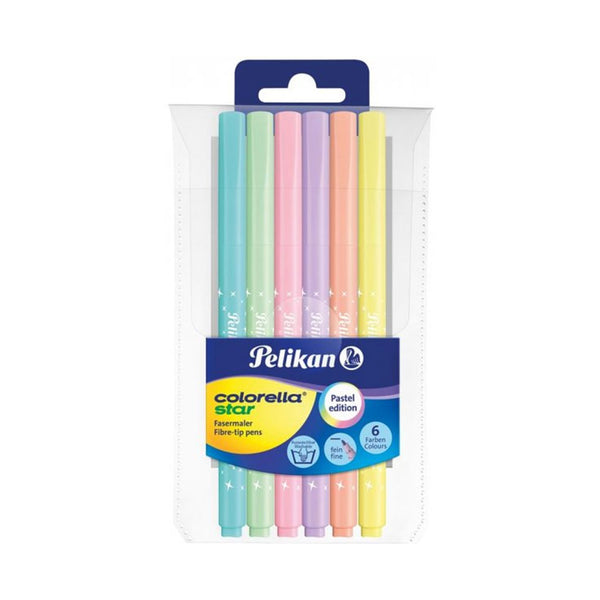 Flomasteriai PELIKAN Colorella, 6 spalvos