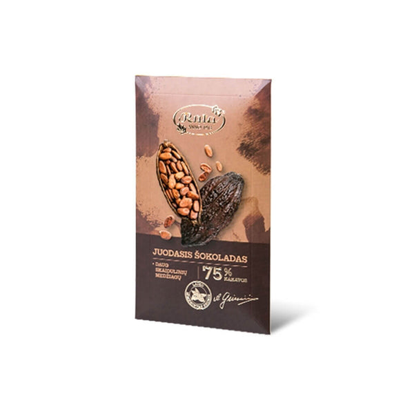 juodasis šokoladas 75%