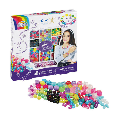 Karoliukų vėrimo rinkinys papuošalams gaminti, kalėdinė dovana mergaitei, parduotuvė Plunksna