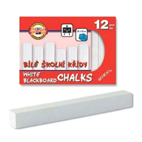 Kreida balta, Koh-I-Noor, 12 vnt.-aplunksna