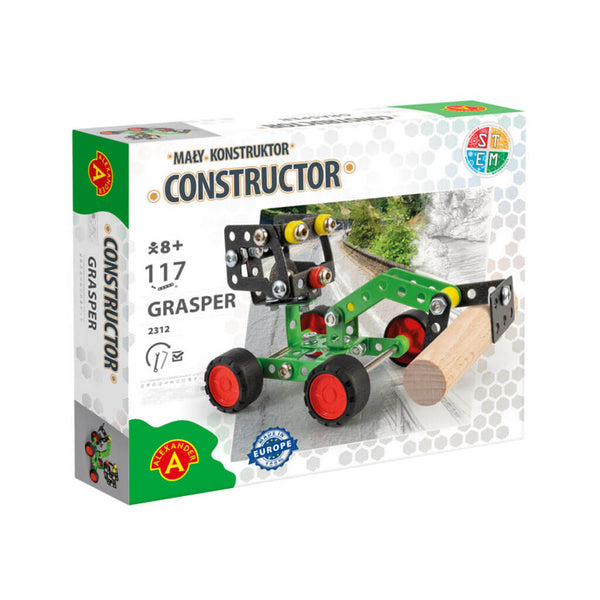 metalinis metalinis konstruktorius KRAUTUVAS GRASPER, kalėdinė dovana berniukui
