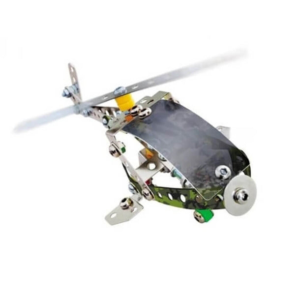 metalinis metalinis konstruktorius HELICOPTER, kalėdinė dovana berniukui