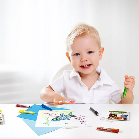 Kreidelės Baby Alpino – „Mano pirmosios kreidelės“, 6 spalvos