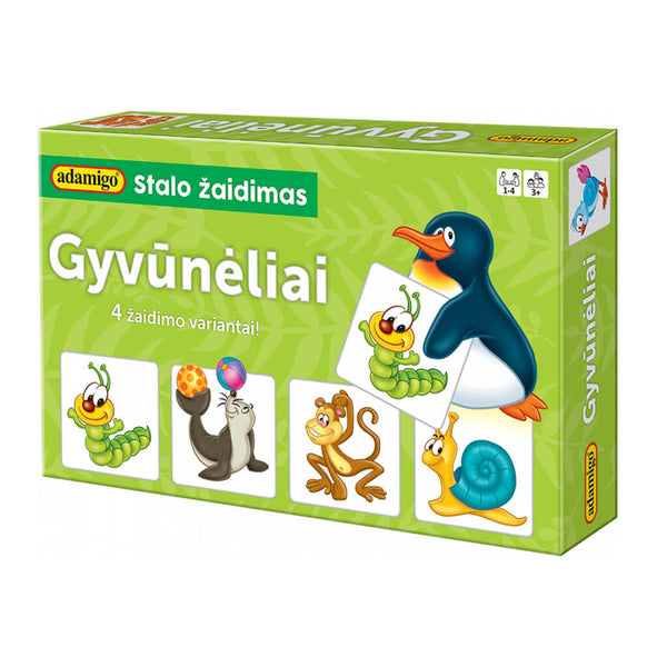 Stalo žaidimas GYVŪNĖLIAI