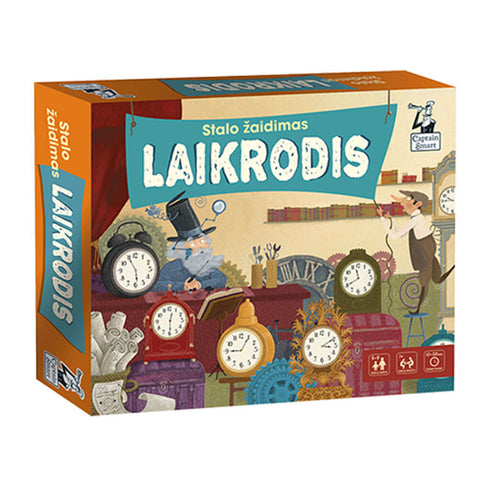 stalo žaidimas vaikams LAIKRODIS, kalėdinė dovana vaikui