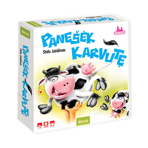 Stalo žaidimas PANEŠĖK KARVUTĘ, kalėdinė ar gimtadienio dovana vaikui