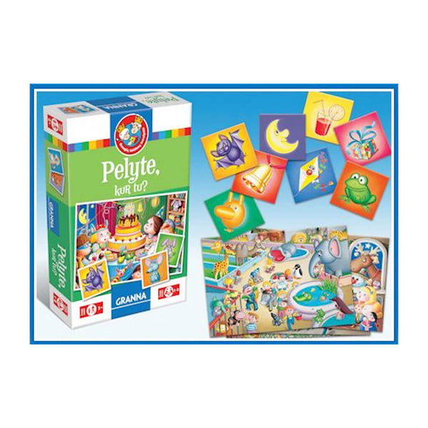 Stalo žaidimas PELYTE, KUR TU?