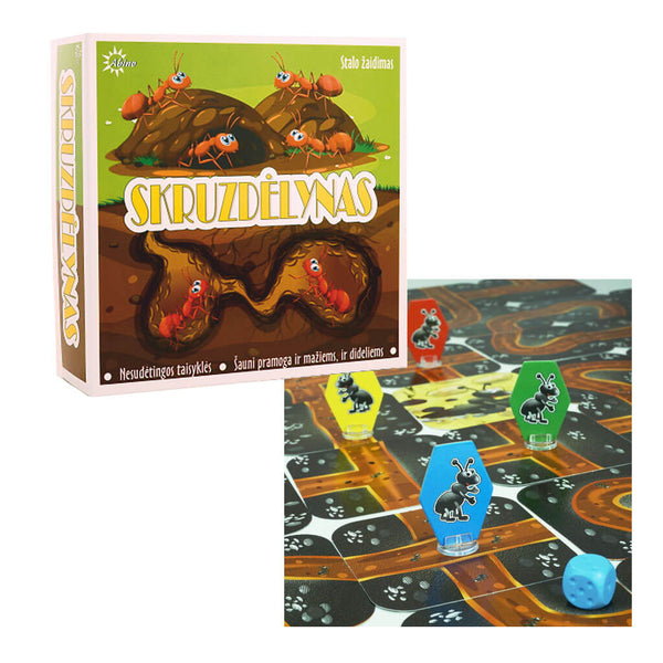 Stalo žaidimas SKRUZDĖLYNAS, kalėdinė ar gimtadienio dovana vaikui