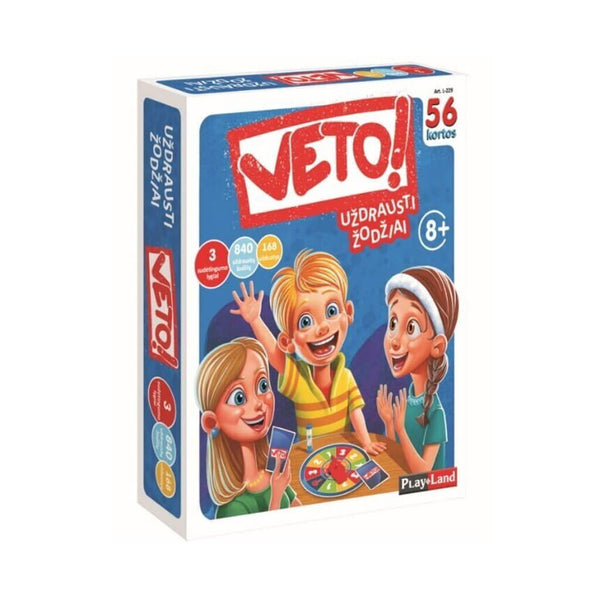 stalo žaidimas vaikams VETO!, kalėdinė dovana vaikui