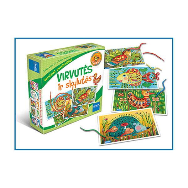 Stalo žaidimas VIRVUTĖS IR SKYLUTĖS, kalėdinė ar gimtadienio dovana vaikui