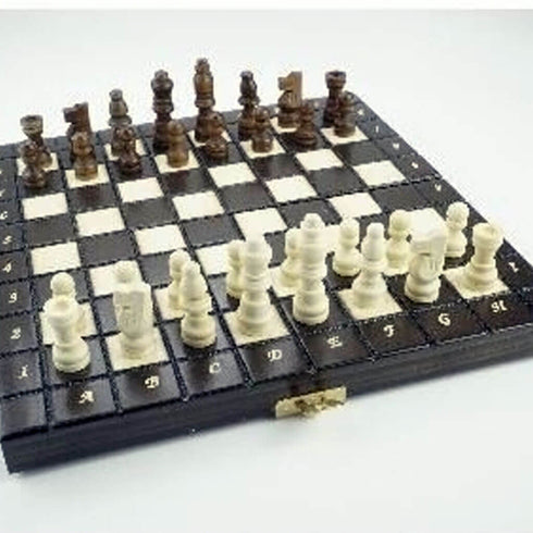 Stalo žaidimas MEDINIAI ŠACHMATAI, kalėdinė ar gimtadienio dovana vaikui