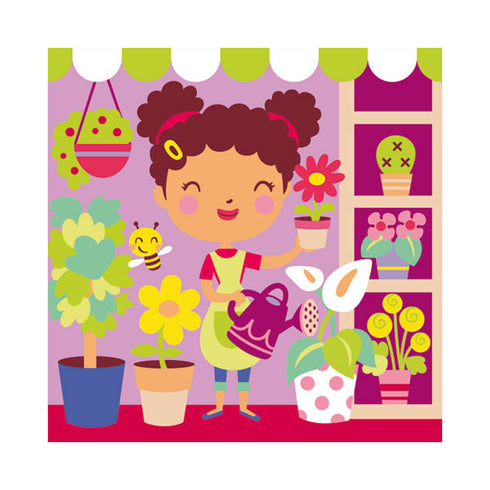 Tapybos smėliu rinkinys „Gėlės“, 12 spalvų