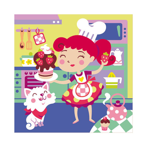 Tapybos smėliu rinkinys „Gėlės“, 12 spalvų