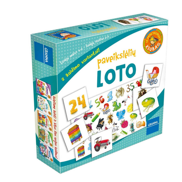 Stalo žaidimas PAVEIKSLĖLIŲ LOTO