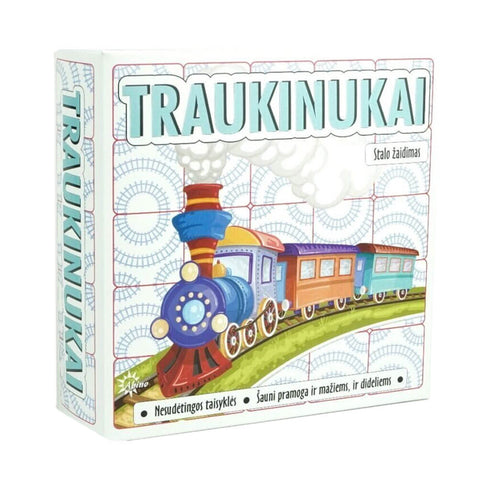 Stalo žaidimas TRAUKINUKAI